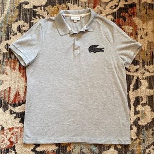 Light Grey Classic Lacoste Polo